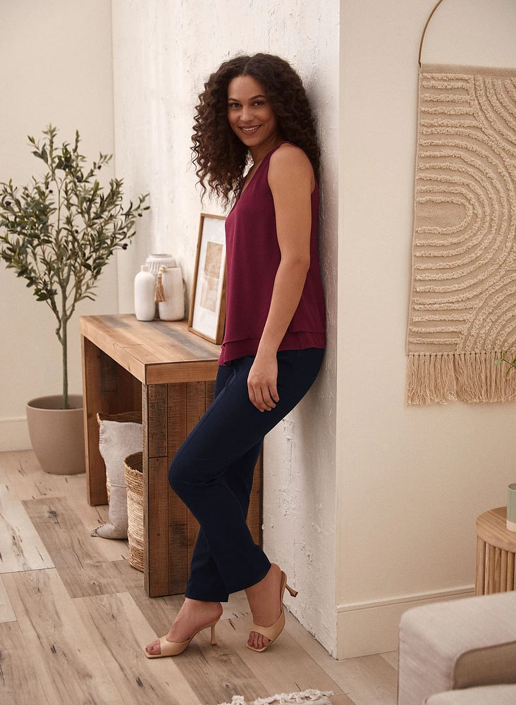 City Fit Straight Leg Pants
