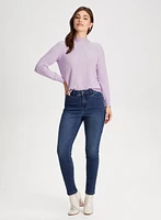 Pull en tricot à cristaux cascade