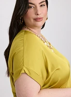 Blouse en satin