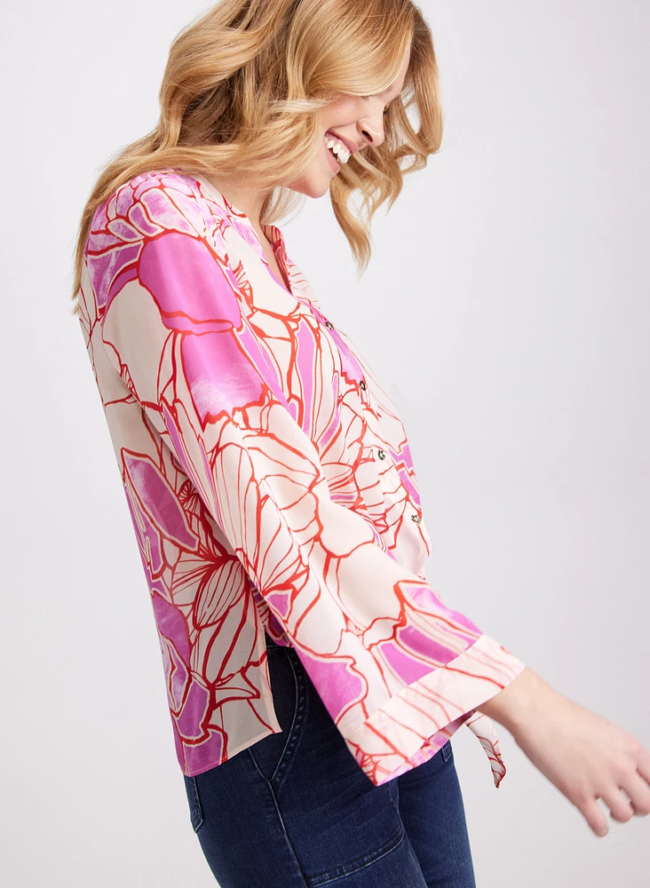 Floral Print Blouse