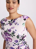 Floral Ruched Dress