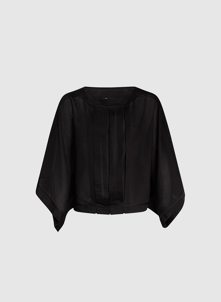 Blouse à détail de plis