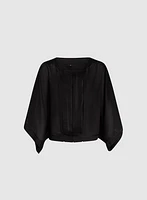 Blouse à détail de plis