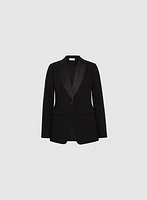 Satin Lapel Tuxedo Jacket