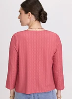 Textured Knit Cardigan