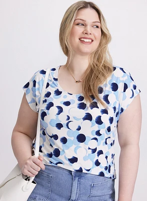 Abstract Dot Print Top