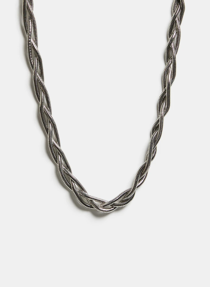 Braided Snake Chain Necklace