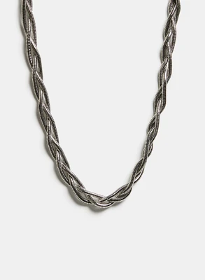 Braided Snake Chain Necklace