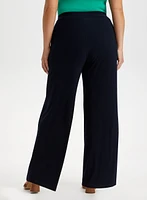 Pantalon Olivia à jambe large – court