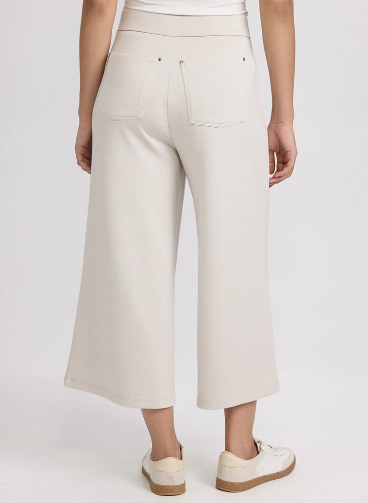 Pantalon large écourté