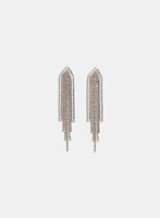 Cubic Zirconia Cascade Earrings