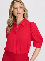 Blouse à manches ballon