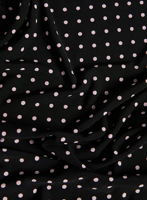 Polka Dot Flutter Sleeve Top