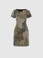 Robe à motif paon