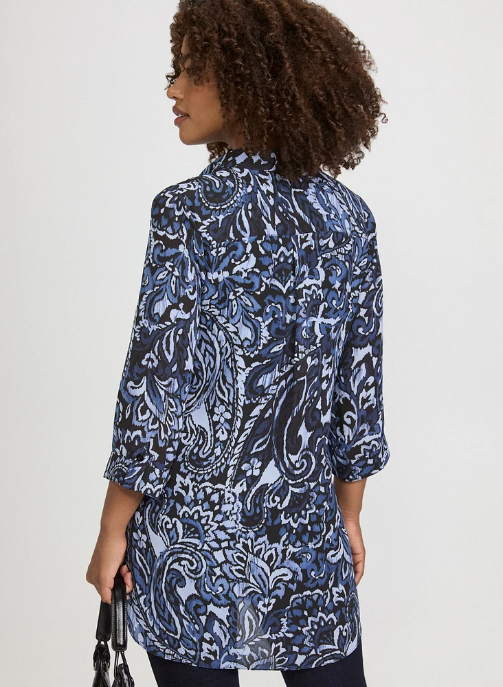 Paisley Tunic Blouse