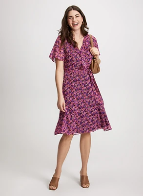 Floral Chiffon Dress