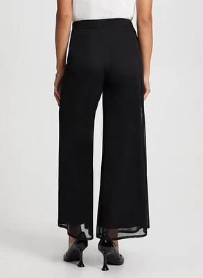 Olivia Chiffon Wide-Leg Pants - Regular