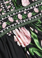 Floral V-Neck Dress
