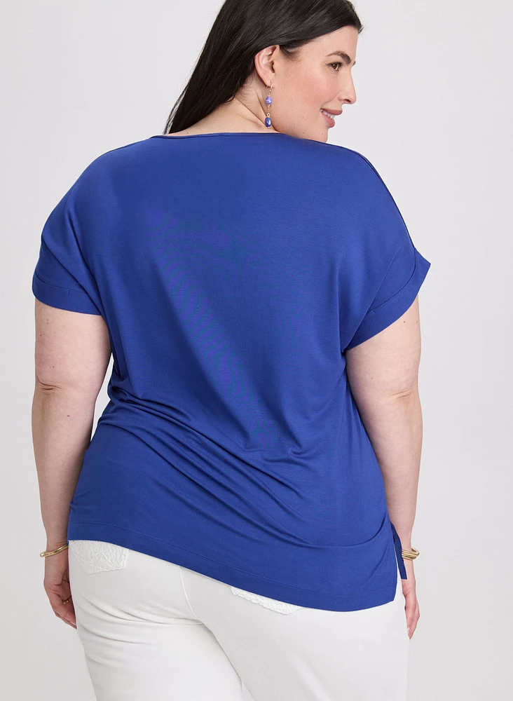 Blouse en satin