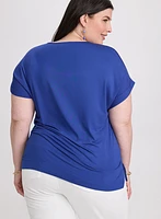 Blouse en satin
