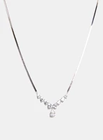 Collier à pendentif en cristaux