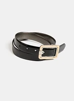 Reversible Vegan Leather Belt