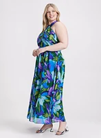 Tropical Print Dress