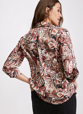 Paisley Print Blouse