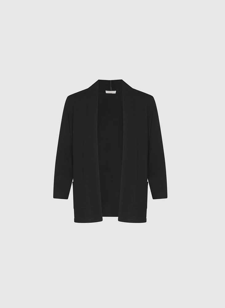 Short Open Front Cardigan