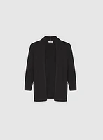 Short Open Front Cardigan