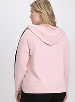 Zip-Up Hoodie Top