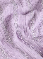 Pull côtelé embelli