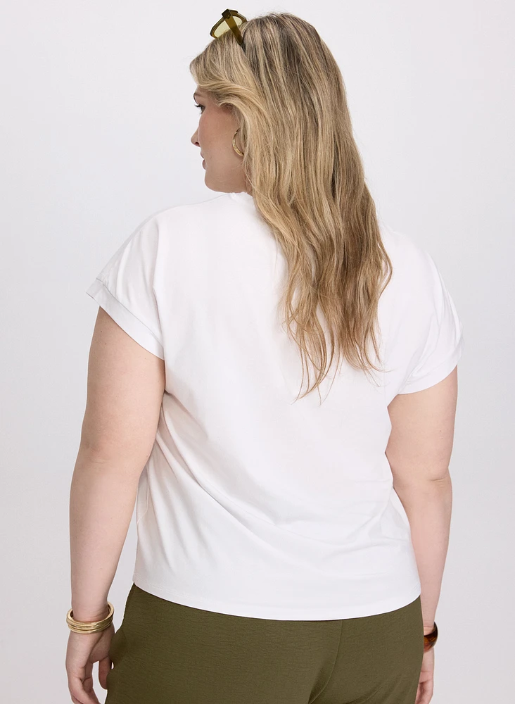 T-shirt orné de lettrage