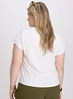 T-shirt orné de lettrage