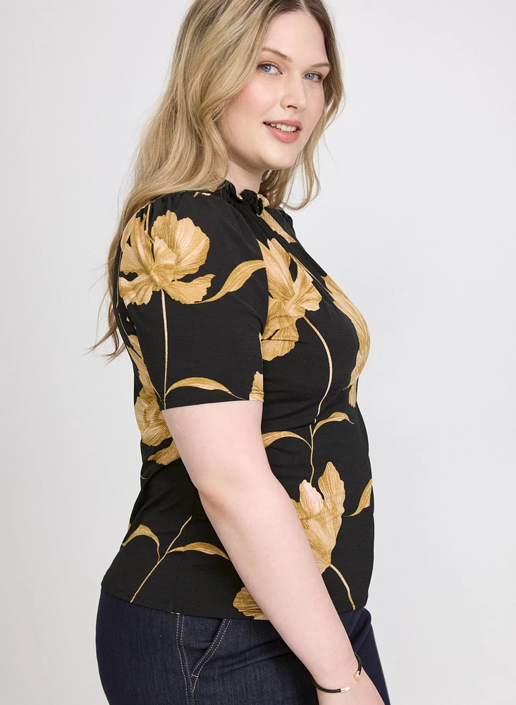 Mock Neck Top