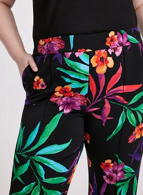 Joseph Ribkoff - Leaf Print Pants