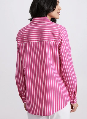 Stripe Print Blouse