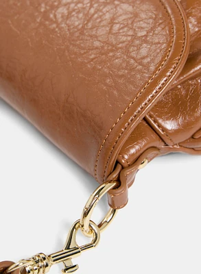 Vegan Leather Cross-Body Bag