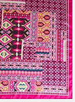 Foulard à motif tuile mixte