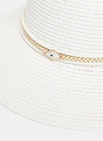 Straw Cloche Hat