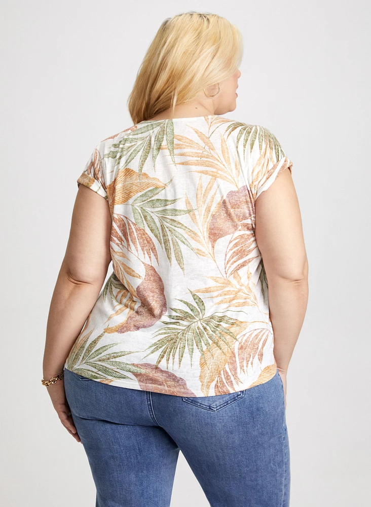 Tropical Print Tee