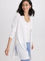 Cardigan ouvert à l'avant