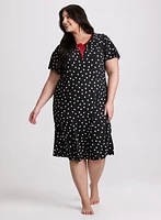 Polka Dot Night Gown