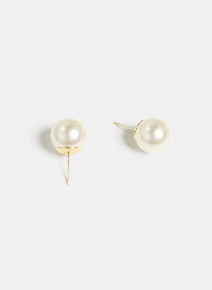 Pearl Stud Earrings