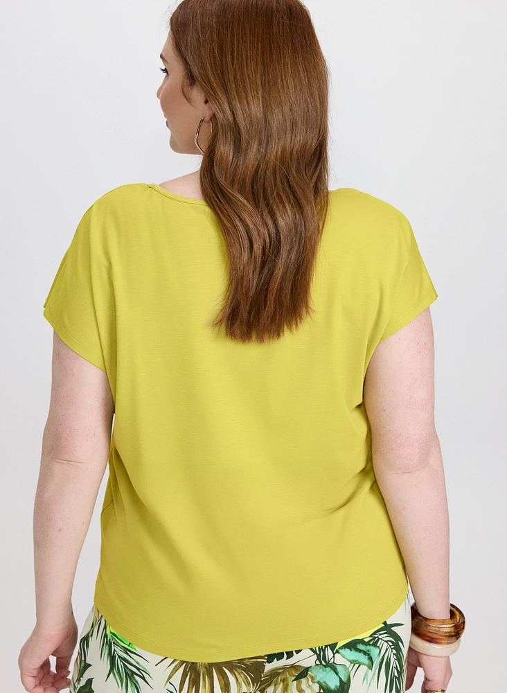 Keyhole Cut-Out T-Shirt