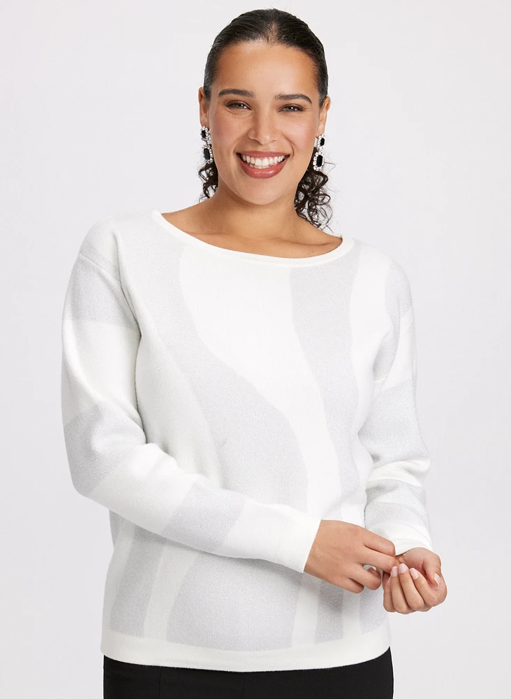 Shadow Swirl Dolman Sweater