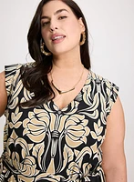 Robe maxi à imprimé floral