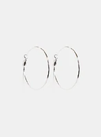 Faceted Hoop Earrings