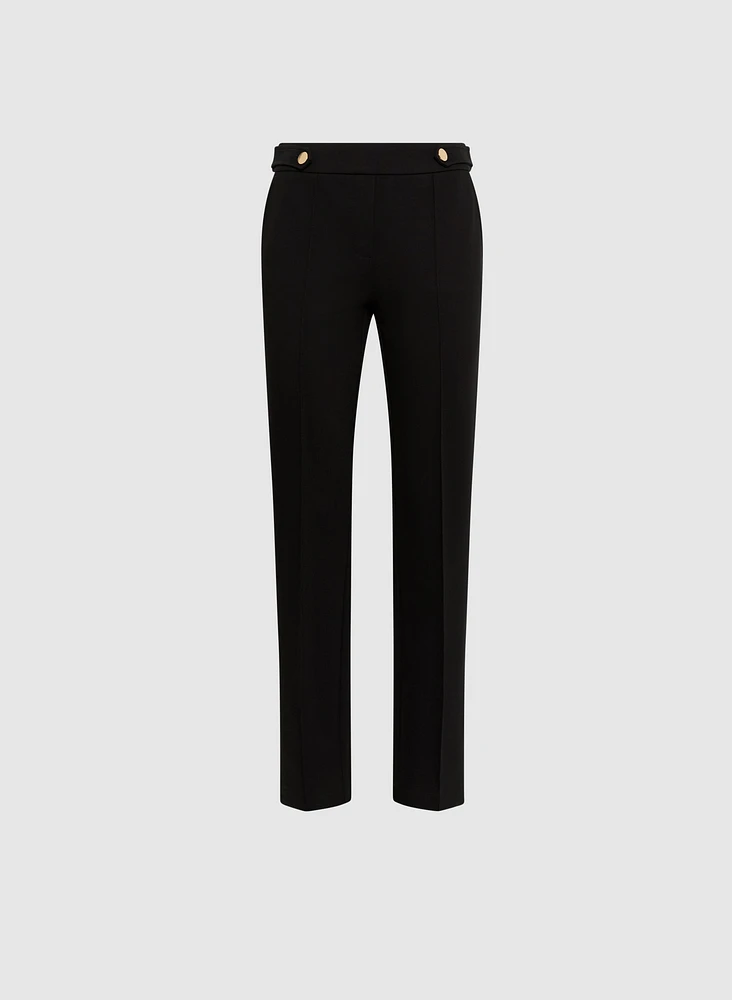 Sofia Pull-On Straight-Leg Pants - Tall