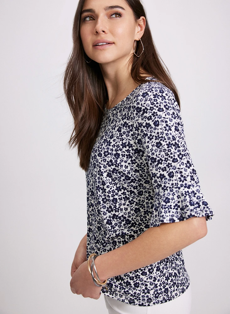 Floral Print Top